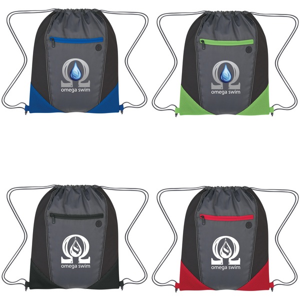 JH3092 Two-Tone Drawstring Sports Pack with Cus...
